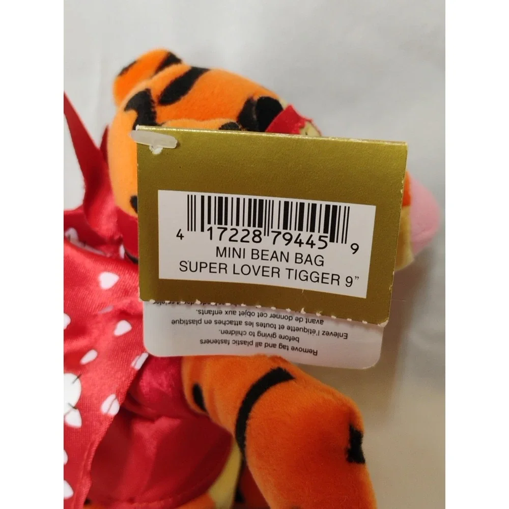 SUPER LOVER TIGGER Winnie The Pooh Disney Exclusive Bean Bag‎ 9